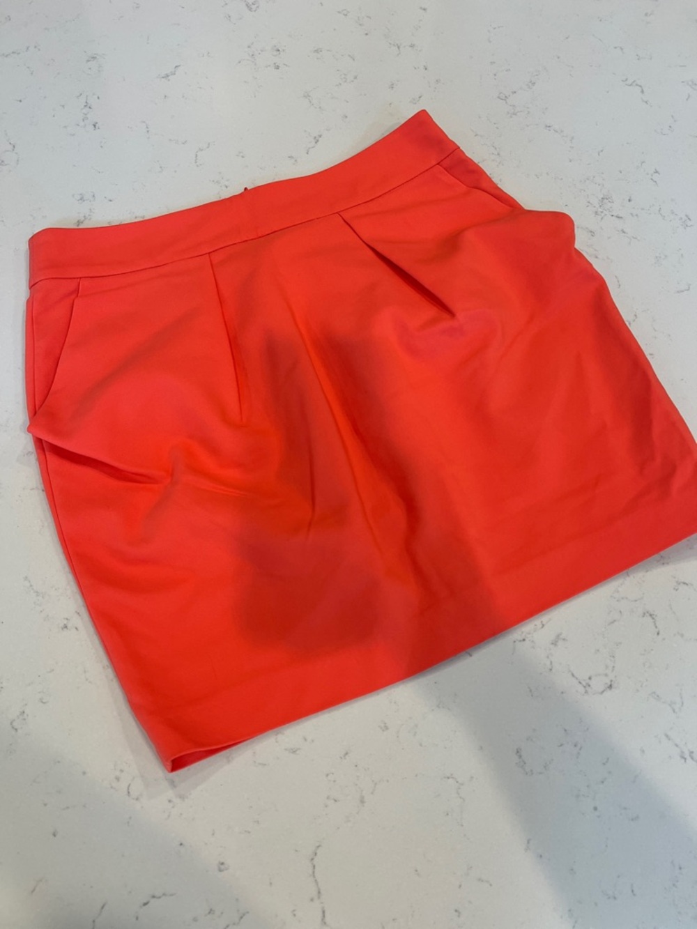 Zara Bright Coral mini Skirt